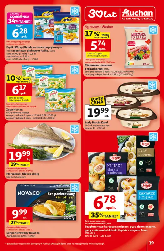 Auchan - gazetka promocyjna Gazetka 30 Lat Hipermarket Auchan od czwartku 19.02 do środy 25.02 - strona 19