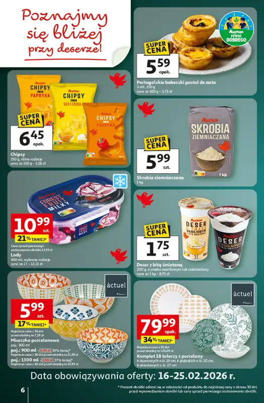 Auchan - gazetka promocyjna Gazetka 30 Lat Hipermarket Auchan od czwartku 19.02 do środy 25.02 - strona 6