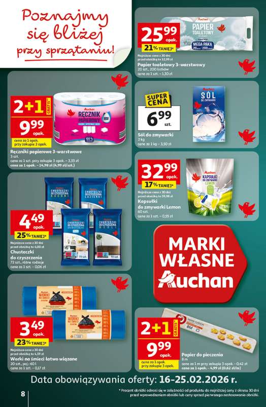 Auchan - gazetka promocyjna Gazetka 30 Lat Hipermarket Auchan od czwartku 19.02 do środy 25.02 - strona 8
