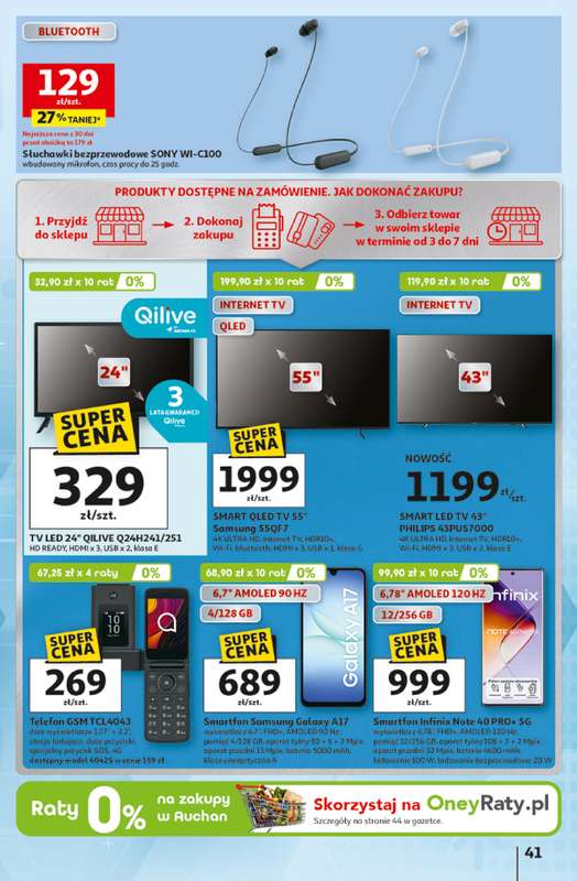 Auchan - gazetka promocyjna Gazetka 30 Lat Hipermarket Auchan od czwartku 19.02 do środy 25.02 - strona 41