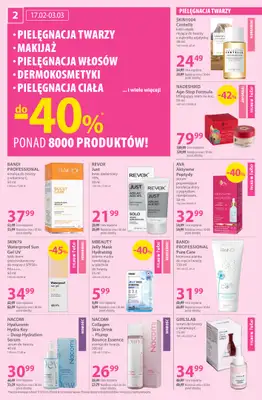 Hebe - gazetka promocyjna Gazetka od wtorku 17.02 do wtorku 03.03 - strona 2