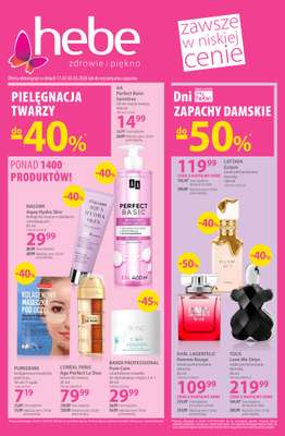 Hebe - gazetka promocyjna Gazetka od wtorku 17.02 do wtorku 03.03