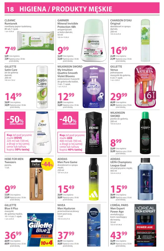 Hebe - gazetka promocyjna Gazetka od wtorku 17.02 do wtorku 03.03 - strona 18