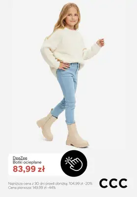 CCC - gazetka promocyjna Dziecięce obuwie zimowe - PROMOCJE od wtorku 17.02  - strona 7