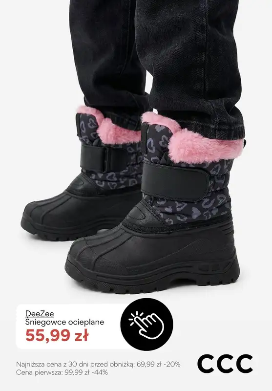 CCC - gazetka promocyjna Dziecięce obuwie zimowe - PROMOCJE od wtorku 17.02  - strona 3
