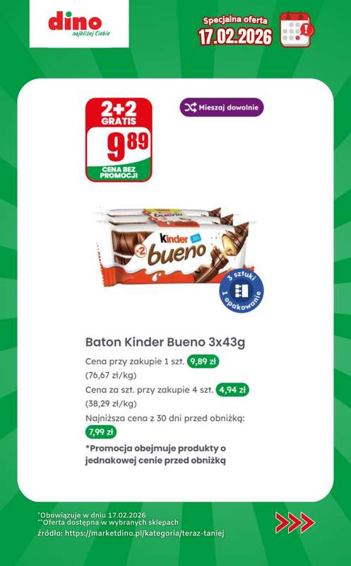 Dino - gazetka promocyjna Specjalna oferta na 17.02.2026 - promocje spoza gazetki od wtorku 17.02 do wtorku 17.02 - strona 5