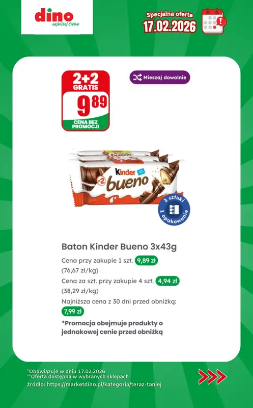 Dino - gazetka promocyjna Specjalna oferta na 17.02.2026 - promocje spoza gazetki od wtorku 17.02 do wtorku 17.02 - strona 5