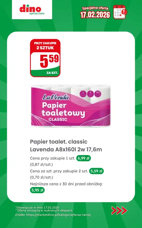 Dino - gazetka promocyjna Specjalna oferta na 17.02.2026 - promocje spoza gazetki od wtorku 17.02 do wtorku 17.02 - strona 11