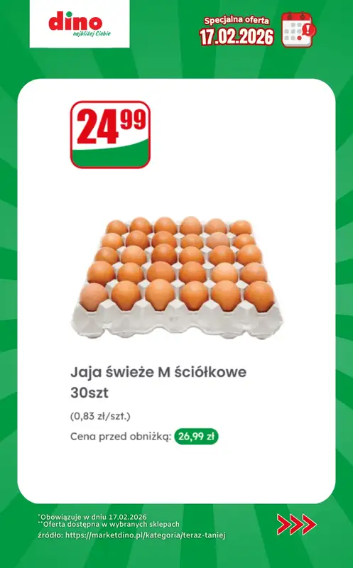 Dino - gazetka promocyjna Specjalna oferta na 17.02.2026 - promocje spoza gazetki od wtorku 17.02 do wtorku 17.02 - strona 8