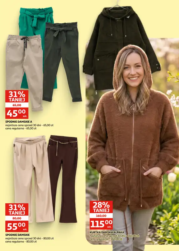 Auchan - gazetka promocyjna Gazetka Racibórz I Wiosna jest zawsze w modzie! od środy 18.02 do wtorku 03.03 - strona 4