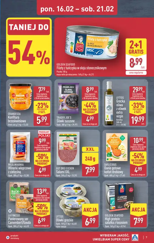 Aldi - gazetka promocyjna Pełny katalog! od poniedziałku 16.02 do soboty 21.02 - strona 7