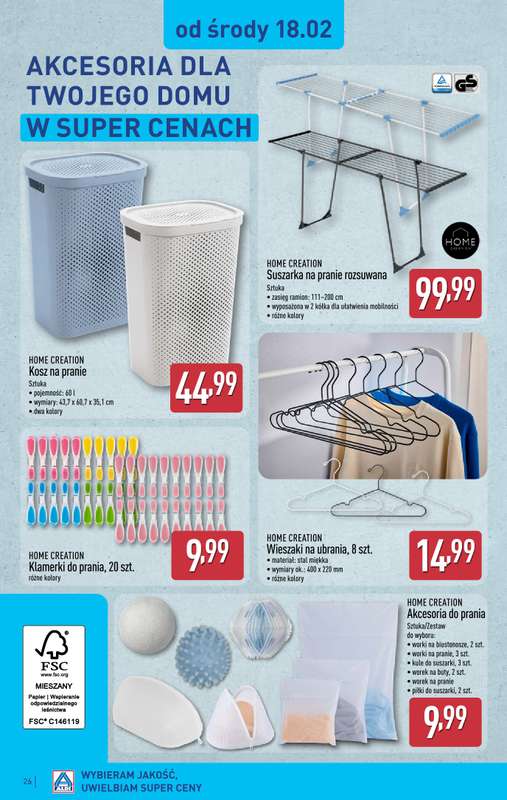 Aldi - gazetka promocyjna Pełny katalog! od poniedziałku 16.02 do soboty 21.02 - strona 26