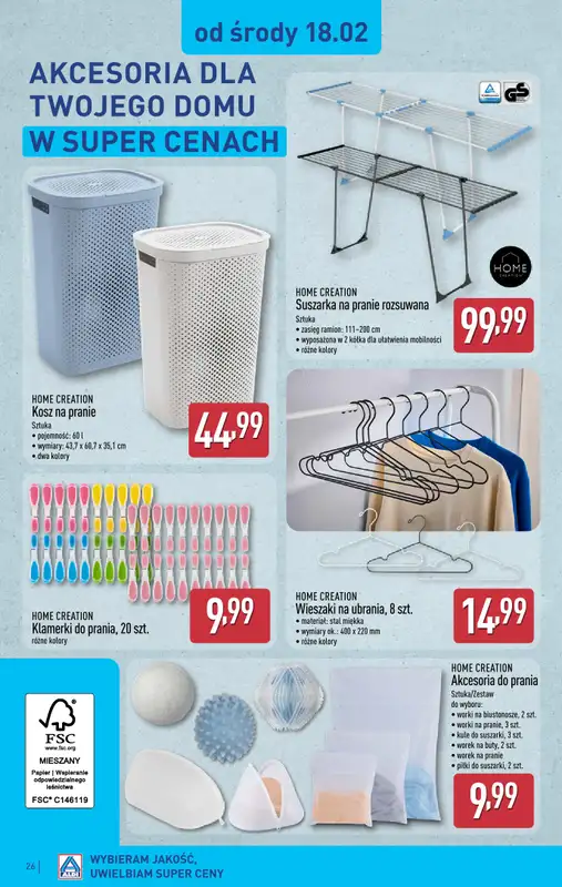 Aldi - gazetka promocyjna Pełny katalog! od poniedziałku 16.02 do soboty 21.02 - strona 26