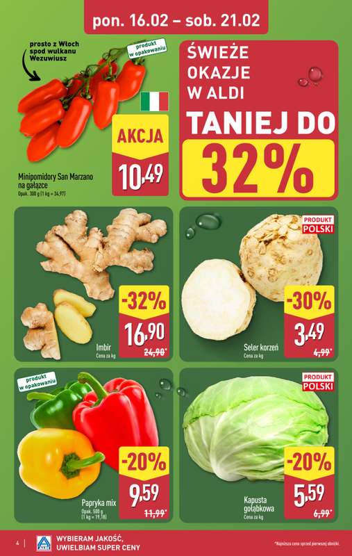 Aldi - gazetka promocyjna Pełny katalog! od poniedziałku 16.02 do soboty 21.02 - strona 4