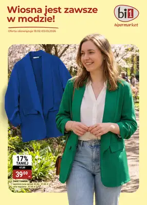 bi1 - gazetka promocyjna Gazetka Czeladź, Legnica, Rzeszów, Szczecin, Wałbrzych od środy 18.02 do wtorku 03.03