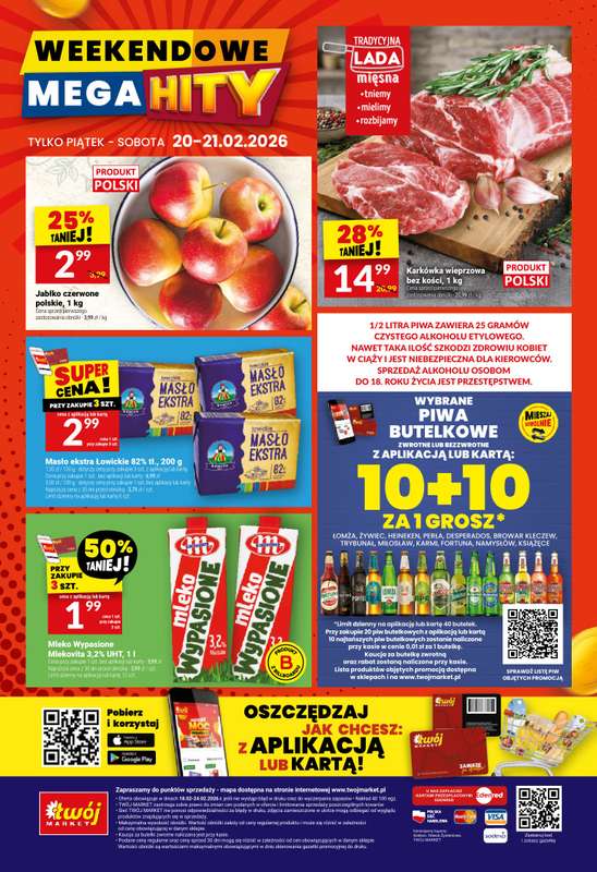 Twój Market - gazetka promocyjna Gazetka od środy 18.02 do wtorku 24.02 - strona 32