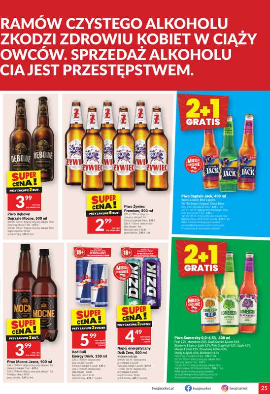 Twój Market - gazetka promocyjna Gazetka od środy 18.02 do wtorku 24.02 - strona 25