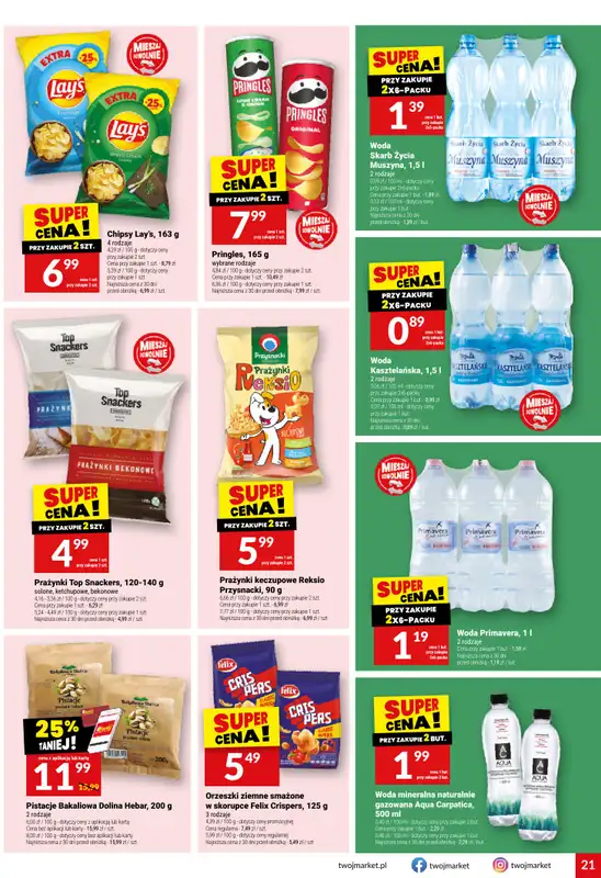 Twój Market - gazetka promocyjna Gazetka od środy 18.02 do wtorku 24.02 - strona 21