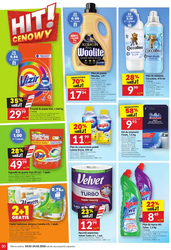 Twój Market - gazetka promocyjna Gazetka od środy 18.02 do wtorku 24.02 - strona 30