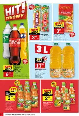 Twój Market - gazetka promocyjna Gazetka od środy 18.02 do wtorku 24.02 - strona 22