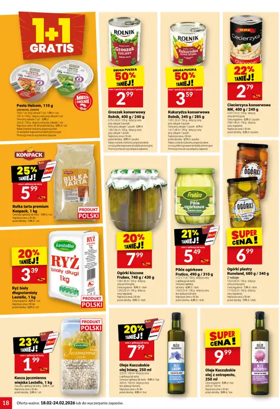 Twój Market - gazetka promocyjna Gazetka od środy 18.02 do wtorku 24.02 - strona 18