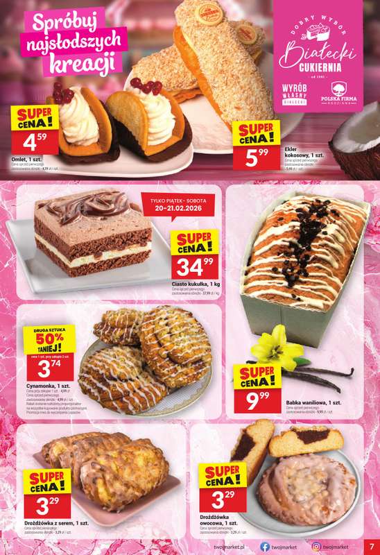 Twój Market - gazetka promocyjna Gazetka od środy 18.02 do wtorku 24.02 - strona 7