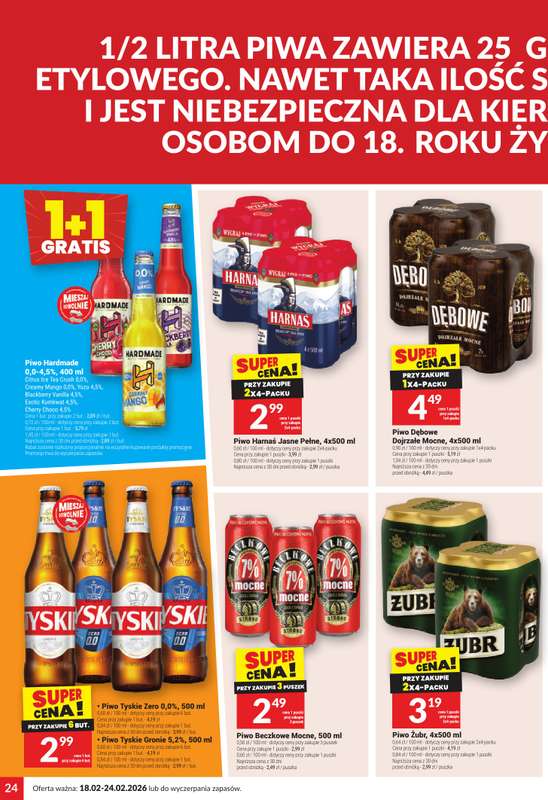 Twój Market - gazetka promocyjna Gazetka od środy 18.02 do wtorku 24.02 - strona 24
