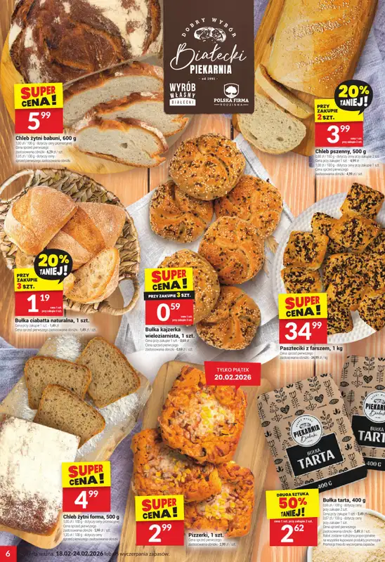 Twój Market - gazetka promocyjna Gazetka od środy 18.02 do wtorku 24.02 - strona 6