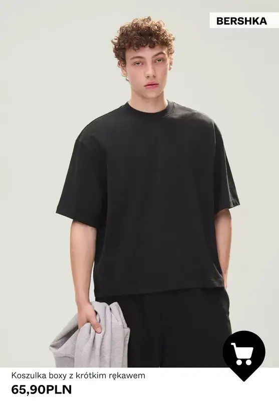 Bershka - gazetka promocyjna Odzież męska BASICS od wtorku 17.02  - strona 8