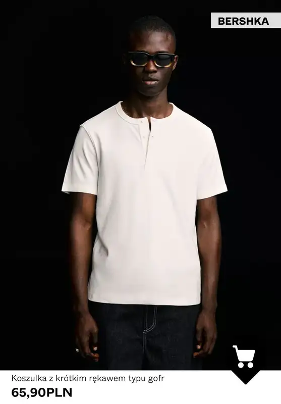 Bershka - gazetka promocyjna Odzież męska BASICS od wtorku 17.02  - strona 2