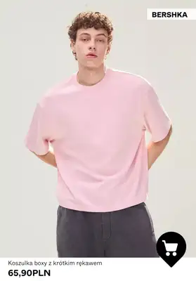 Bershka - gazetka promocyjna Odzież męska BASICS od wtorku 17.02  - strona 9