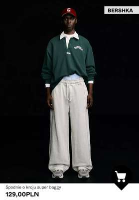 Spodnie o kroju super baggy