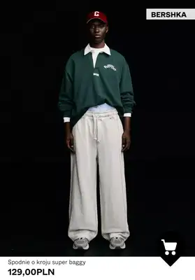 Bershka - gazetka promocyjna Odzież męska BASICS od wtorku 17.02  - strona 4