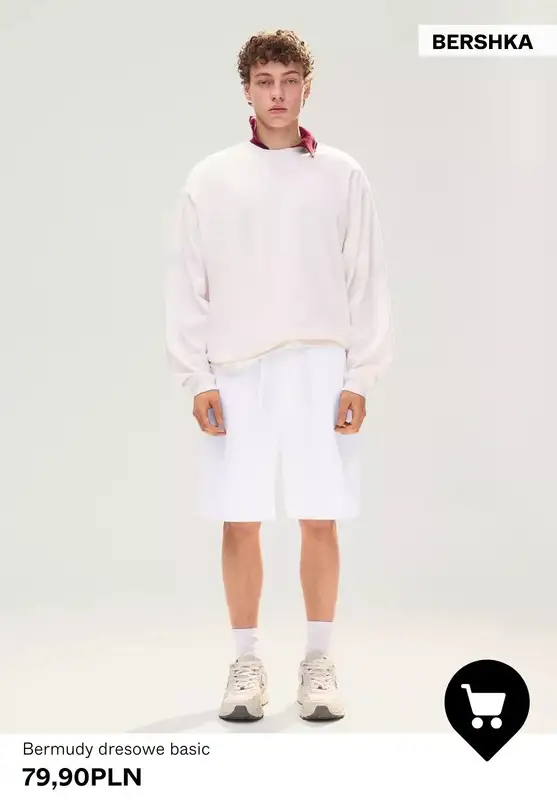 Bershka - gazetka promocyjna Odzież męska BASICS od wtorku 17.02  - strona 6