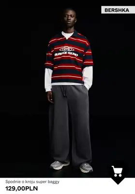 Bershka - gazetka promocyjna Odzież męska BASICS od wtorku 17.02  - strona 5