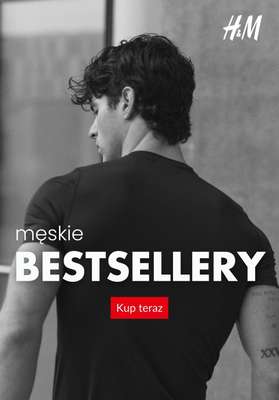 H&M - gazetka promocyjna BESTSELLERY - odzież męska od wtorku 17.02 