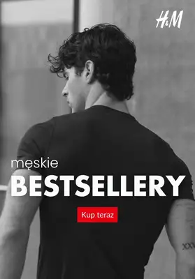 H&M - gazetka promocyjna BESTSELLERY - odzież męska od wtorku 17.02 