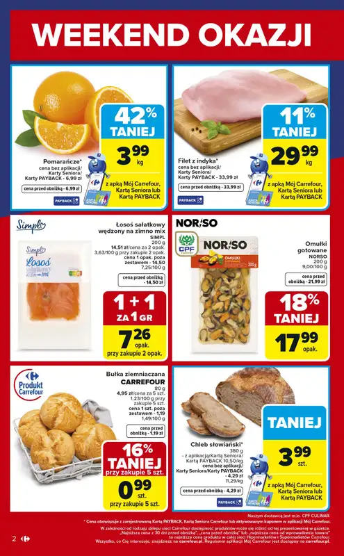 Carrefour - gazetka promocyjna Gazetka Weekend promek już od czwartku   - strona 2