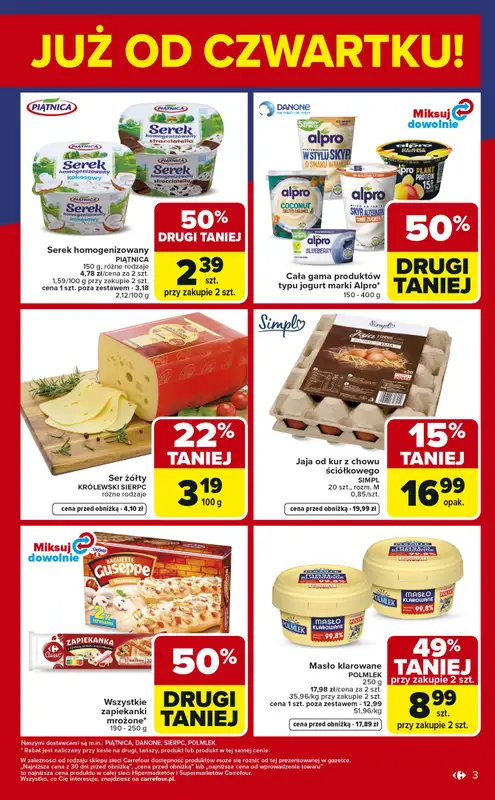 Carrefour - gazetka promocyjna Gazetka Weekend promek już od czwartku   - strona 3