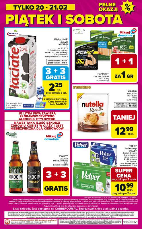 Carrefour Market - gazetka promocyjna Gazetka Weekend promek już od czwartku od czwartku 19.02 do soboty 21.02 - strona 8