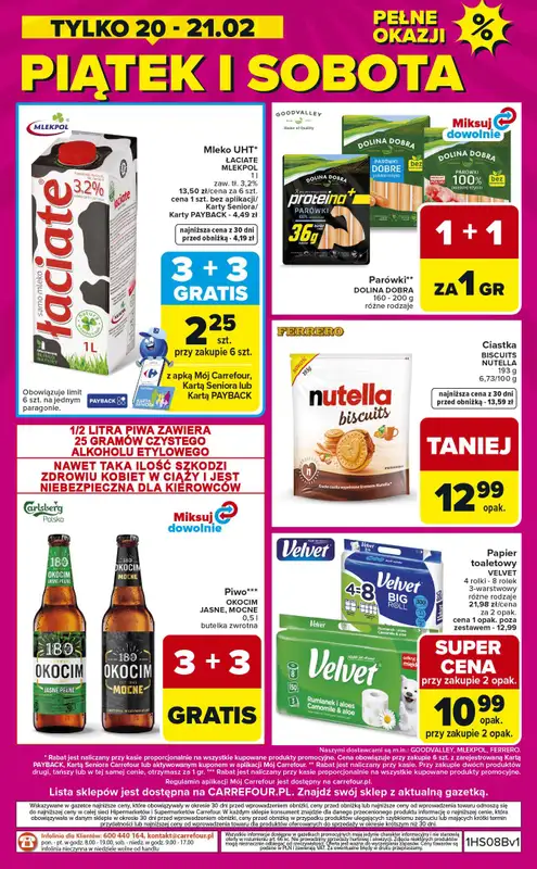 Carrefour Market - gazetka promocyjna Gazetka Weekend promek już od czwartku od czwartku 19.02 do soboty 21.02 - strona 8