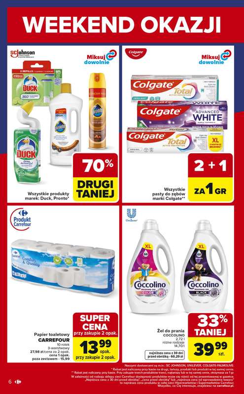 Carrefour Market - gazetka promocyjna Gazetka Weekend promek już od czwartku od czwartku 19.02 do soboty 21.02 - strona 6
