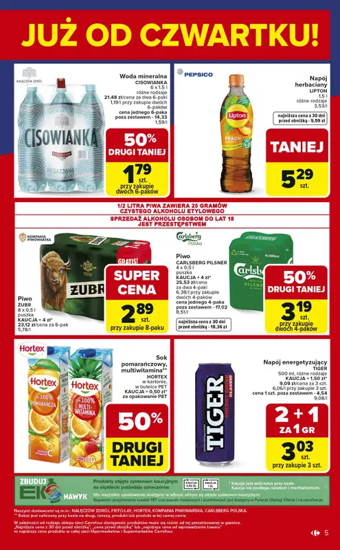 Carrefour Market - gazetka promocyjna Gazetka Weekend promek już od czwartku od czwartku 19.02 do soboty 21.02 - strona 5
