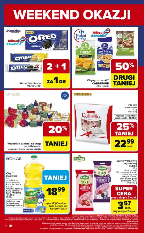 Carrefour Market - gazetka promocyjna Gazetka Weekend promek już od czwartku od czwartku 19.02 do soboty 21.02 - strona 4