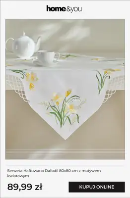 home&you - gazetka promocyjna Kolekcja: klasyczna Wielkanoc od wtorku 17.02 do wtorku 24.02 - strona 12