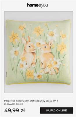 Obrus z nadrukiem Daffelisbunny 150x220 cm z motywem królika