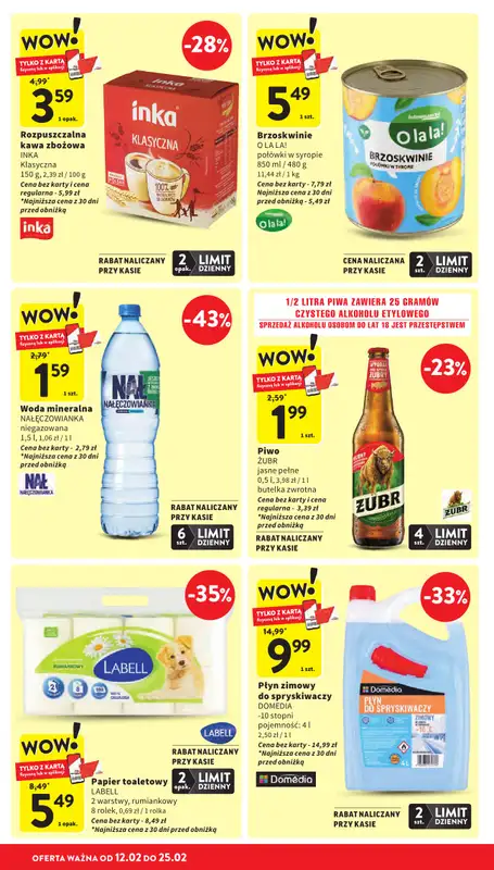Intermarche - gazetka promocyjna Gazetka od czwartku 19.02 do środy 25.02 - strona 7