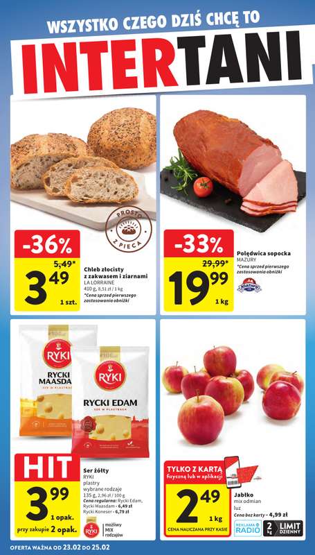 Intermarche - gazetka promocyjna Gazetka od czwartku 19.02 do środy 25.02 - strona 42