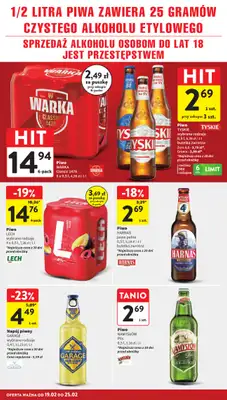 Intermarche - gazetka promocyjna Gazetka od czwartku 19.02 do środy 25.02 - strona 36