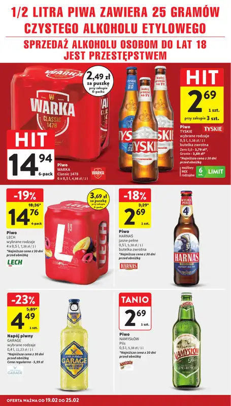 Intermarche - gazetka promocyjna Gazetka od czwartku 19.02 do środy 25.02 - strona 36